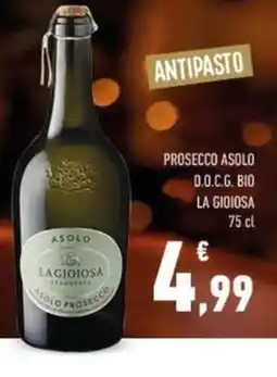 Conad Tuday Prosecco Asolo La Gioiosa offerta