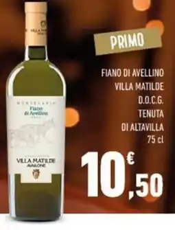Conad Tuday Fiano di Avellino Villa Matilde offerta