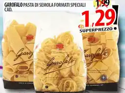 Il Genio Supermercato Garofalo pasta di semola formati speciali offerta
