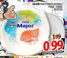 Il Genio Supermercato Piatti fondi Major offerta