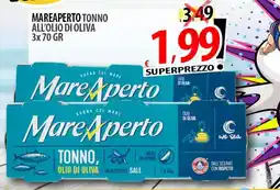 Il Genio Supermercato Mare Aperto tonno all'olio di oliva offerta