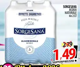 Il Genio Supermercato Acqua minerale Sorgesana offerta