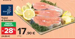 Carrefour TRANCI DI SALMONE offerta