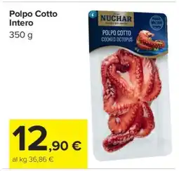 Carrefour Polpo Cotto Intero offerta