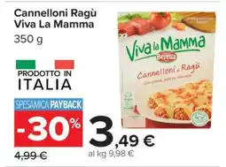 Carrefour Cannelloni Ragù Viva La Mamma offerta