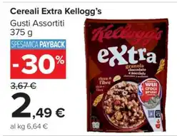 Carrefour Cereali Extra Kellogg's offerta