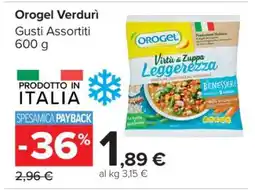 Carrefour Orogel Verdurì offerta