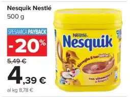 Carrefour NESQUIK NESTLÉ offerta