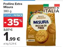 Carrefour Frollino Extra Misura offerta