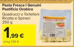 Carrefour Pasta Fresca I Genuini Pastificio Orobico offerta