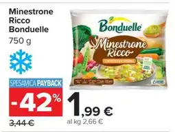 Carrefour Minestrone Ricco Bonduelle offerta