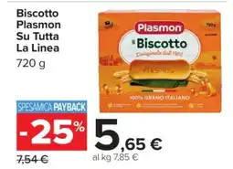 Carrefour Biscotto Plasmon Su Tutta La Linea offerta