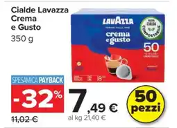 Carrefour Cialde Lavazza Crema e Gusto offerta