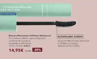 Mascara Miraculeuse Définition Waterproof