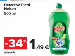 Carrefour Detersivo Piatti Nelsen offerta