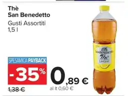 Carrefour Thè San Benedetto offerta