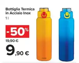Carrefour Bottiglia Termica in Acciaio Inox offerta
