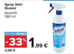 Carrefour Spray Vetri Quasar offerta