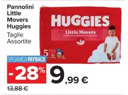 Carrefour Pannolini Little Movers Huggies offerta