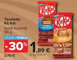 Carrefour Tavoletta Kit Kat offerta