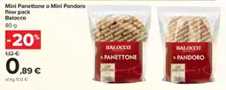 Carrefour Mini Panettone o Mini Pandoro flow pack offerta