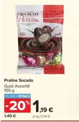 Carrefour Praline Socado offerta