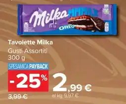 Carrefour Tavolette Milka offerta