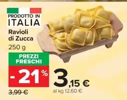 Carrefour Ravioli di Zucca offerta