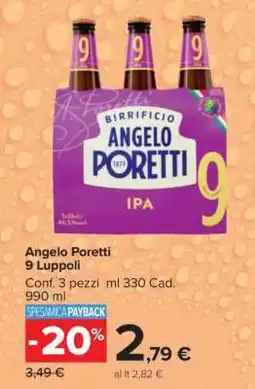 Carrefour Angelo Poretti 9 Luppoli offerta
