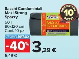 Carrefour Sacchi Condominiali Maxi Strong Spazzy offerta