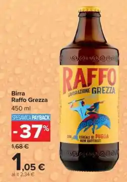 Carrefour Birra Raffo grezza offerta