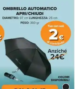 Carrefour OMBRELLO AUTOMATICO APRI/CHIUDI offerta