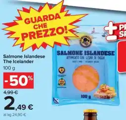Carrefour SALMONE ISLANDESE THE ICELANDER offerta