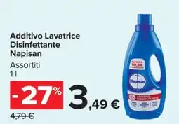 Carrefour Additivo Lavatrice Disinfettante Napisan offerta
