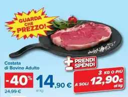 Carrefour Costata Di Bovino Adulto offerta
