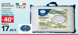 Carrefour Guanciale Memory Gold offerta