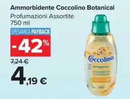 Carrefour Ammorbidente Coccolino Botanical offerta