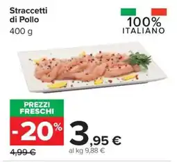 Carrefour Straccetti Di Pollo offerta