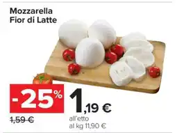 Carrefour Mozzarella Fior di Latte offerta