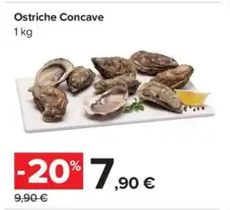 Carrefour Ostriche Concave offerta
