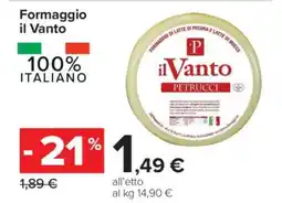 Carrefour Formaggio il Vanto offerta