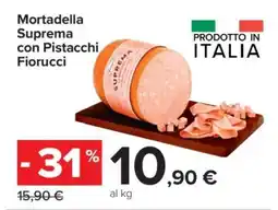 Carrefour Mortadella Suprema con Pistacchi Fiorucci offerta