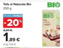 Carrefour Tofu al Naturale Bio offerta
