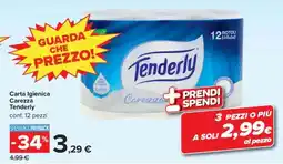 Carrefour Carta Igienica Carezza Tenderly offerta