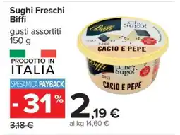 Carrefour Sughi Freschi Biffi offerta