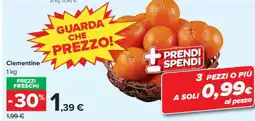 Carrefour Clementine offerta