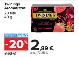 Carrefour Twinings Aromatizzati offerta