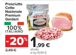 Carrefour Prosciutto Cotto Nazionale Premium Gardani offerta
