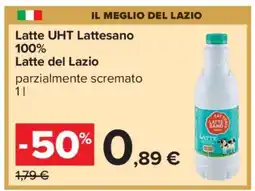Carrefour Latte UHT Lattesano offerta