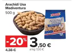 Carrefour Arachidi Usa Madiventura offerta